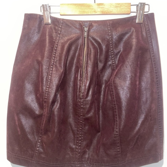 Free People Modern Femme Vegan Suede Mini Skirt - Picture 5 of 5